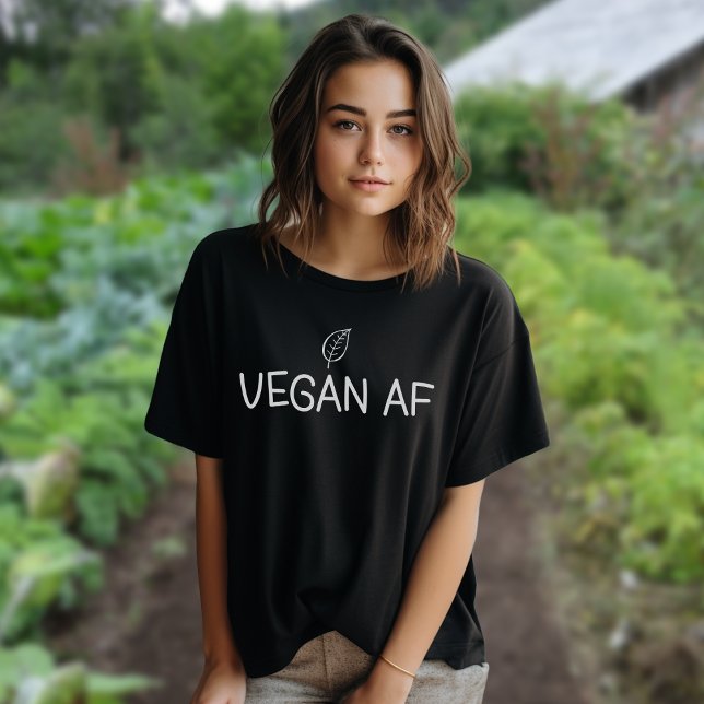 Minimalist Vegan AF T-Shirt (Creator Uploaded)
