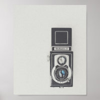Minimalist Vintage Camera