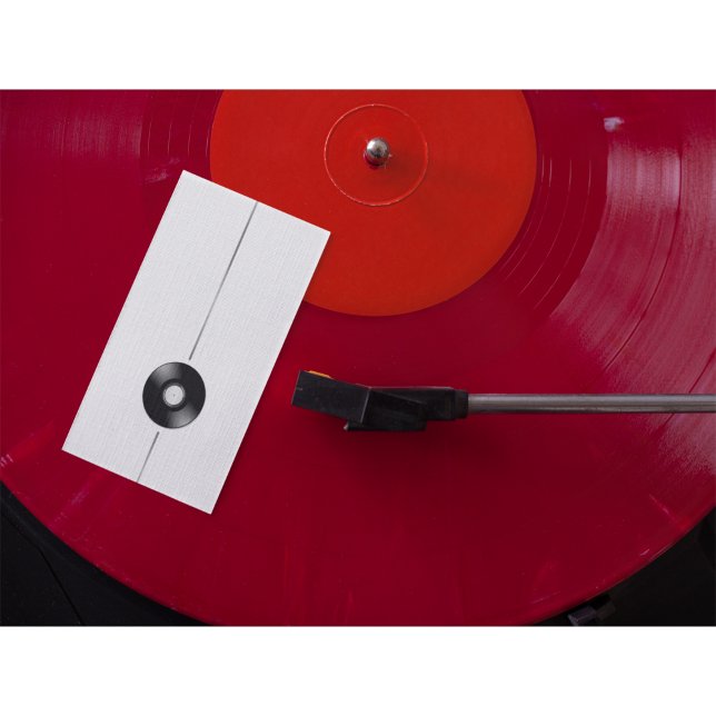 Minimalist Vinyl Record Business Card (Creator Uploaded)
