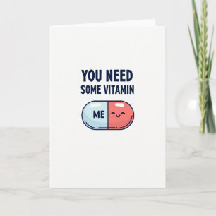 Minimalist Vitamin Me Card