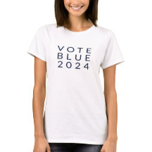 Minimalist Vote Blue Kamala Harris 2024 T-Shirt