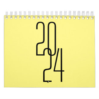 Minimalist wall calendar