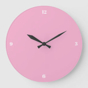 Minimalist  Wall Clock   Modern Pastel Room Decor 