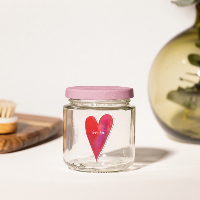 Minimalist watercolor heart valentine (Creator Uploaded)