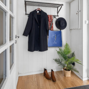 Minimalist watercolor monogram F Teacher Crossbody Bag