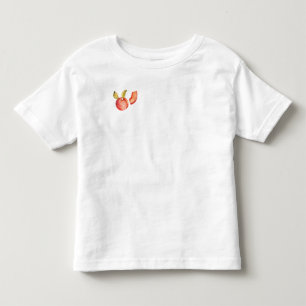 Minimalist Watercolor Peach Toddler T-Shirt
