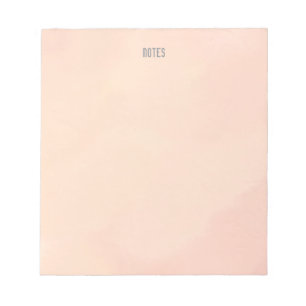 Minimalist watercolor splash Teacher Pink Notepad