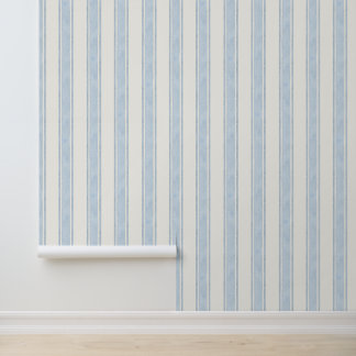 Minimalist Watercolor Stripes boy wallpaper
