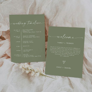Minimalist Wedding Ceremony Invitation