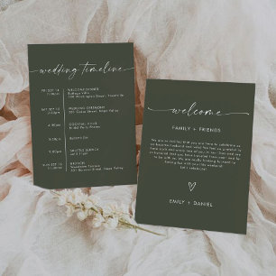 Minimalist Wedding Ceremony Invitation