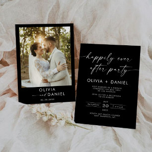 Minimalist Wedding Ceremony Invitation