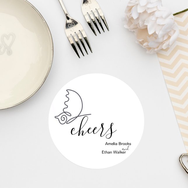 Minimalist Wedding Coaster (Creator Uploaded)