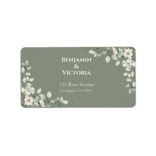 Minimalist Wedding Favor Labels