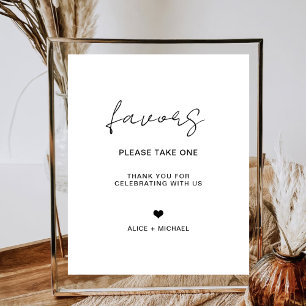 Minimalist Wedding Favours Boho Bridal Shower Favo Poster