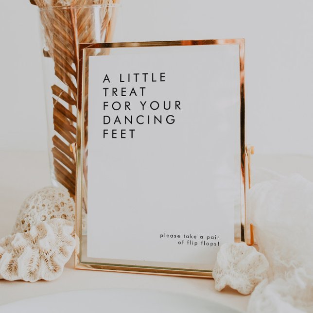 Minimalist Wedding Flip Flops Sign  (Creator Uploaded)