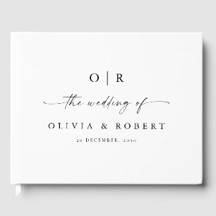 Minimalist Wedding Guest Book