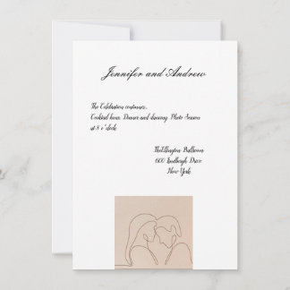 Minimalist Wedding Invitation