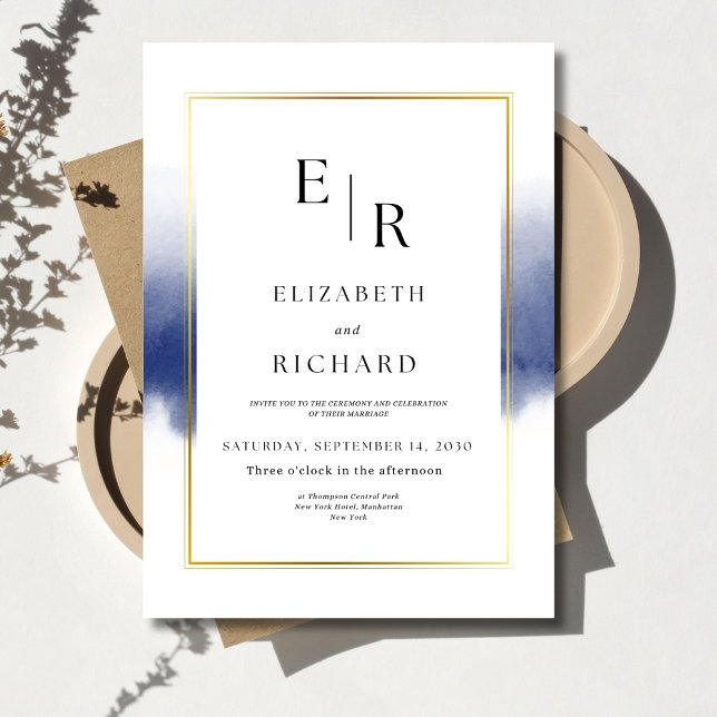 Minimalist Wedding Invitation, Modern luxury Invitation (Creator Uploaded)