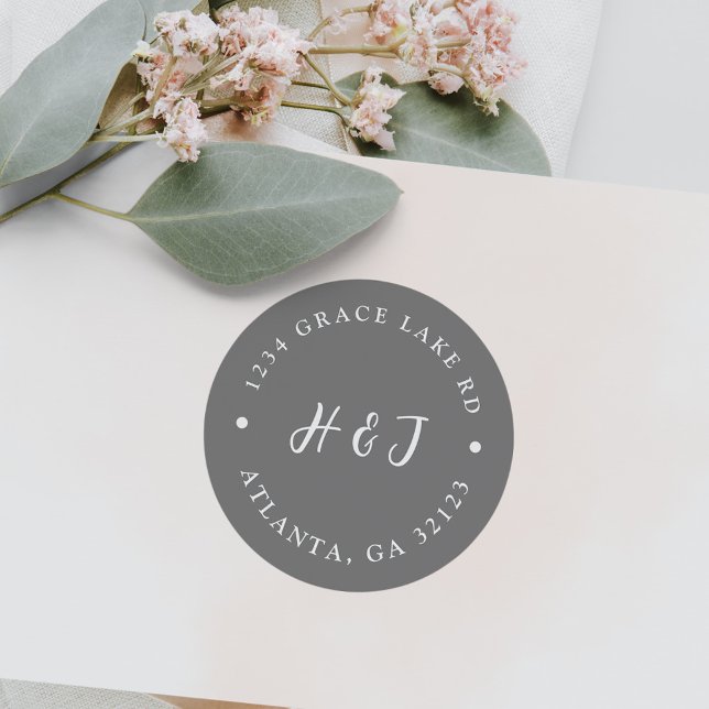 Minimalist Wedding Invitation Return Address Label (Creator Uploaded)