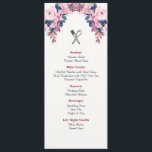 Minimalist Wedding Menu Card – Elegant Reception<br><div class="desc">Add a refined touch to your wedding reception with this minimalist printed menu card. Featuring a clean,  elegant layout,  it includes starters,  main course,  desserts,  beverages,  and a late night snack section. Perfect for modern weddings,  this customisable design brings timeless charm to your table setting.</div>