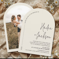Minimalist Wedding Modern Stylish Simple Photo
