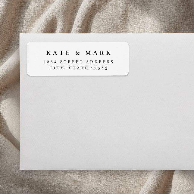 Minimalist Wedding Return Address (Creator Uploaded)