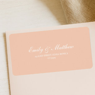Minimalist Wedding Return Address Labels