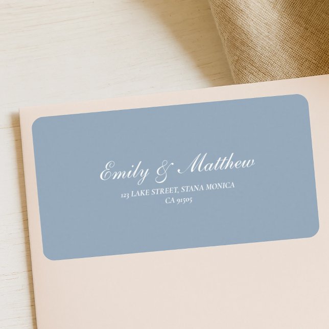 Minimalist Wedding Return Address Labels (Creator Uploaded)