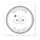 Minimalist Wedding Ring Monogram