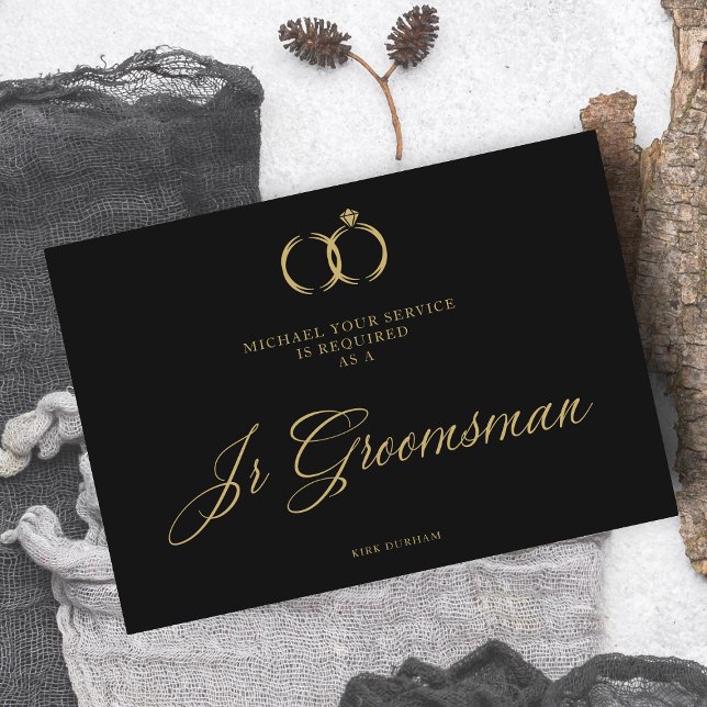 Minimalist Wedding Rings Jr Groomsman Luxury (Creator Uploaded)