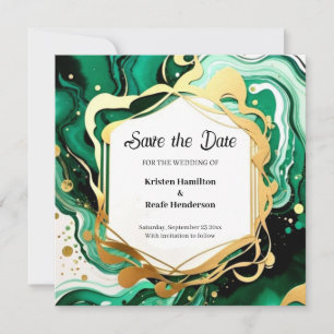 Minimalist Wedding Save the Date Card