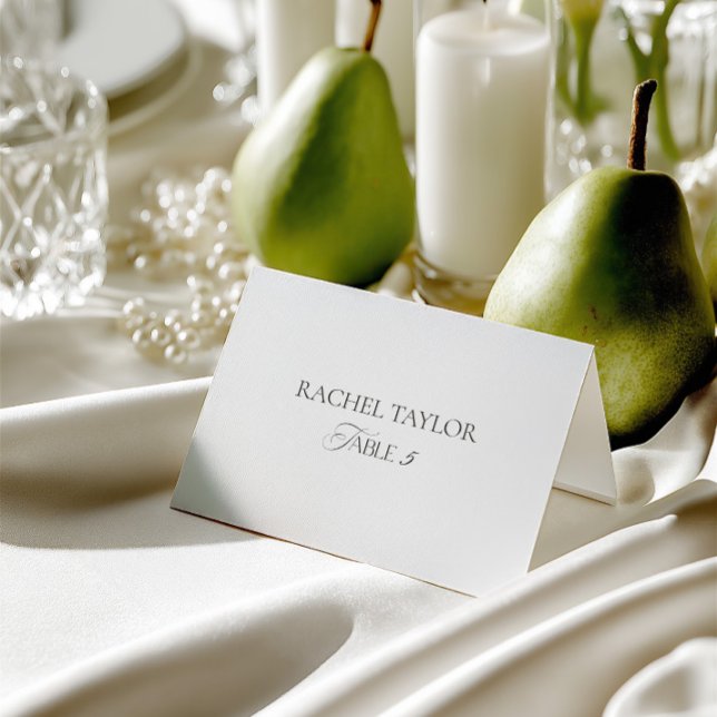 Minimalist Wedding Table Number Place Card (Minimalist Wedding Table Number Place Card)