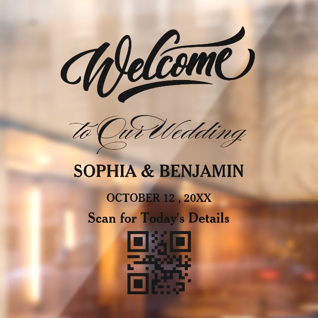 Minimalist Welcome to Our Wedding (Sheet 2)