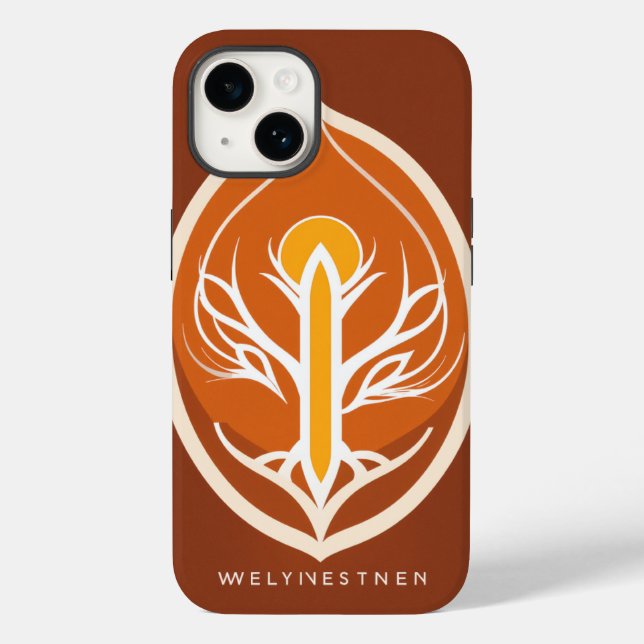 Minimalist Wellness Logo - Vector Design Case-Mate iPhone Case (Back)