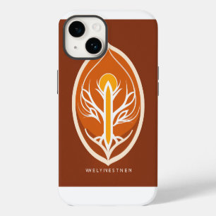 Minimalist Wellness Logo - Vector Design iPhone 14 Case