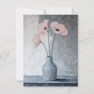 Minimalist Whimsy Flowers No.028 Postcard