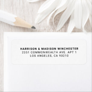 Minimalist white and black simple modern elegant
