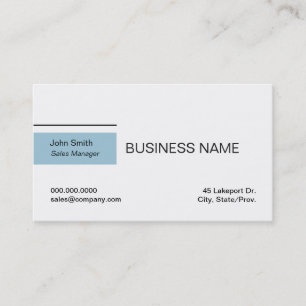 Minimalist White Business Card Templates