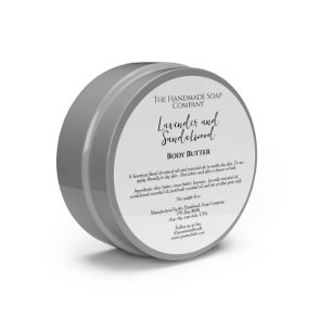 Minimalist White Cosmetics Jar Label w Ingredients