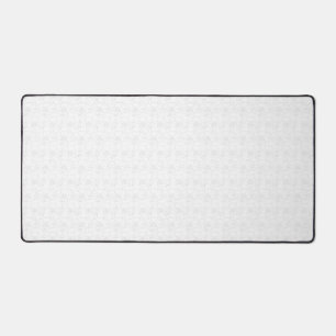 Minimalist White Desk Mat Modern Workspace