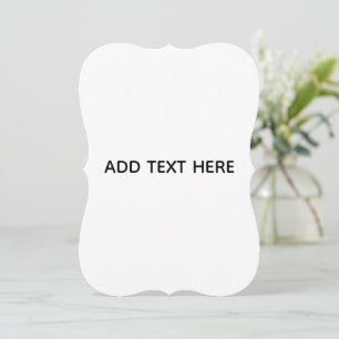 Minimalist White Elegant for Any Occasions Announcement