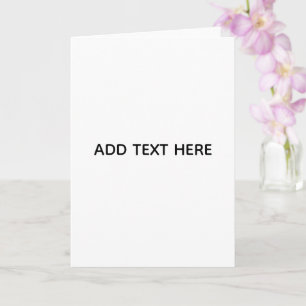 Minimalist White Elegant for Any Occasions Card