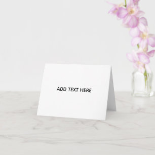 Minimalist White Elegant for Any Occasions Card