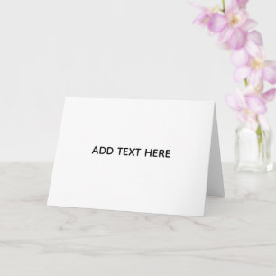 Minimalist White Elegant for Any Occasions Card