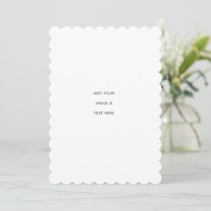 Minimalist White Elegant for Any Occasions Card