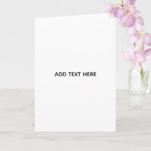 Minimalist White Elegant for Any Occasions Card