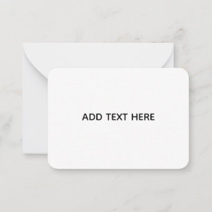 Minimalist White Elegant for Any Occasions Card