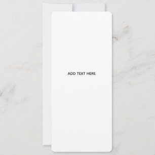 Minimalist White Elegant for Any Occasions Holiday Card