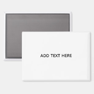 Minimalist White Elegant for Any Occasions Magnet