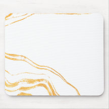 Minimalist White & Golden Marble